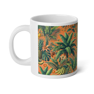 Jumbo Mug, 20oz, More Tropical Fruit Orange | Tropical Coffee Cup