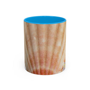 Colorful Mugs (11oz, 15oz), Disco Scallop Macro
