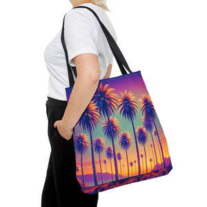 Sunset Palms Tote Bag - 3 Sizes