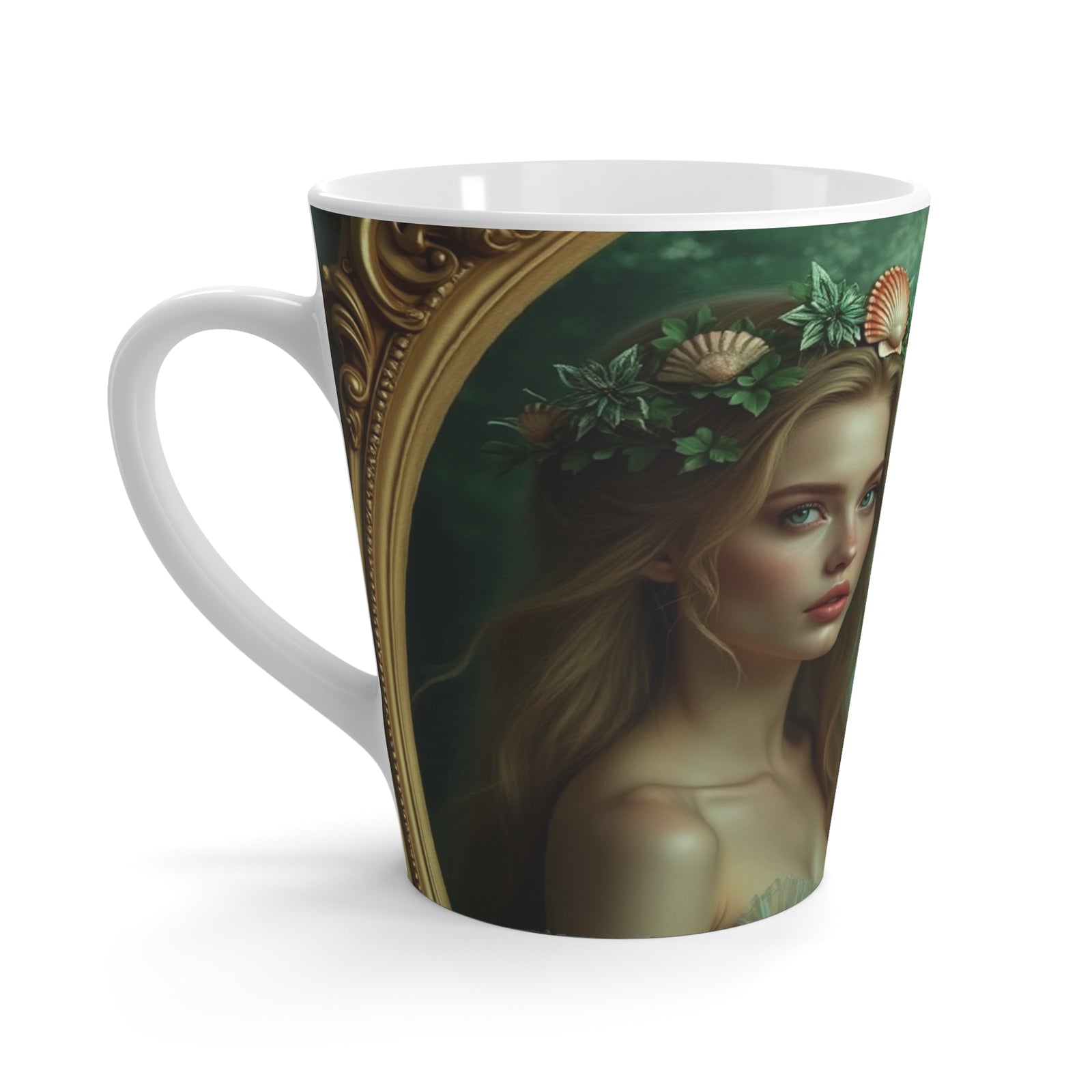Latte White Mug - Mermaid Princesses