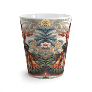 Latte White Mug - Hawaiian Dancer Tiki