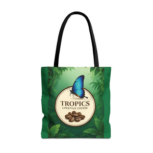 Branded Coffee Butterfly Tote Bag - 3 Sizes