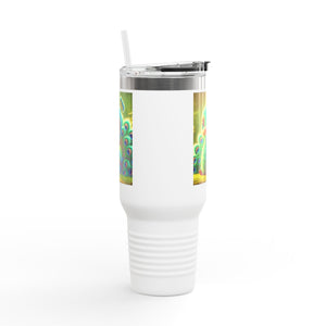 Insulated Travel Mug, 40oz / Baby Peacock - Perfect for Outdoor Adventures