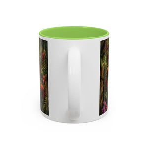 Tropical Waterfall Mug – Lush Jungle Scenic Accent Coffee Cup (11oz/15oz)