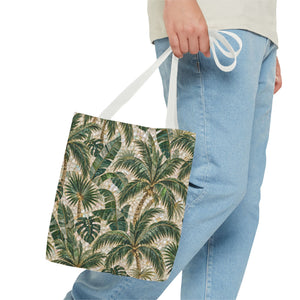 Tropical Palms MosaicTote Bag – Vintage Beach Market Bag