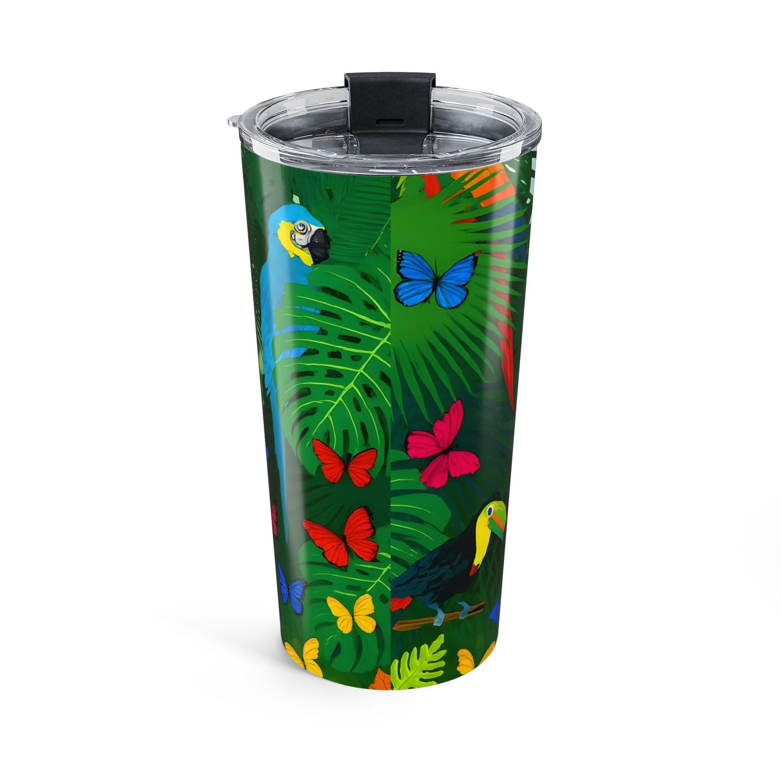 20oz Tumbler ~ Jungle Butterfly Party Insulated Travel Mug