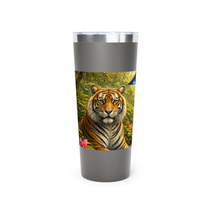 22oz Insulated Tumbler/Vacuum Copper Travel Cup — UFO, Tiger & Toucan
