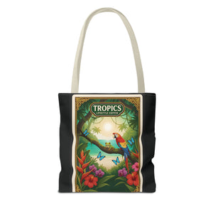 Tote Bag — Parrot Friends at Seashore, TLC Logo