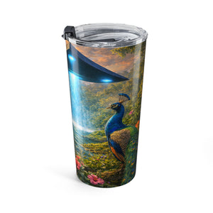 20oz Peacock Waterfall Tumbler