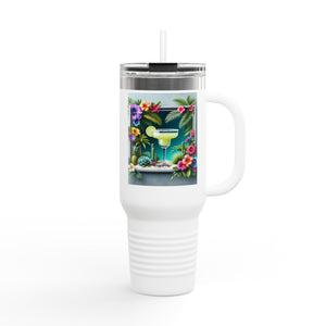 Insulated Travel Mug, 40oz / Tropical Margarita - Perfect for Outdoor Adventures