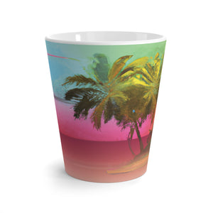 Latte White Mug - Ombre Beach