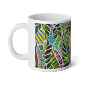 Jumbo Mug, 20oz, Amazon Whimsy | Tropical Coffee Cup