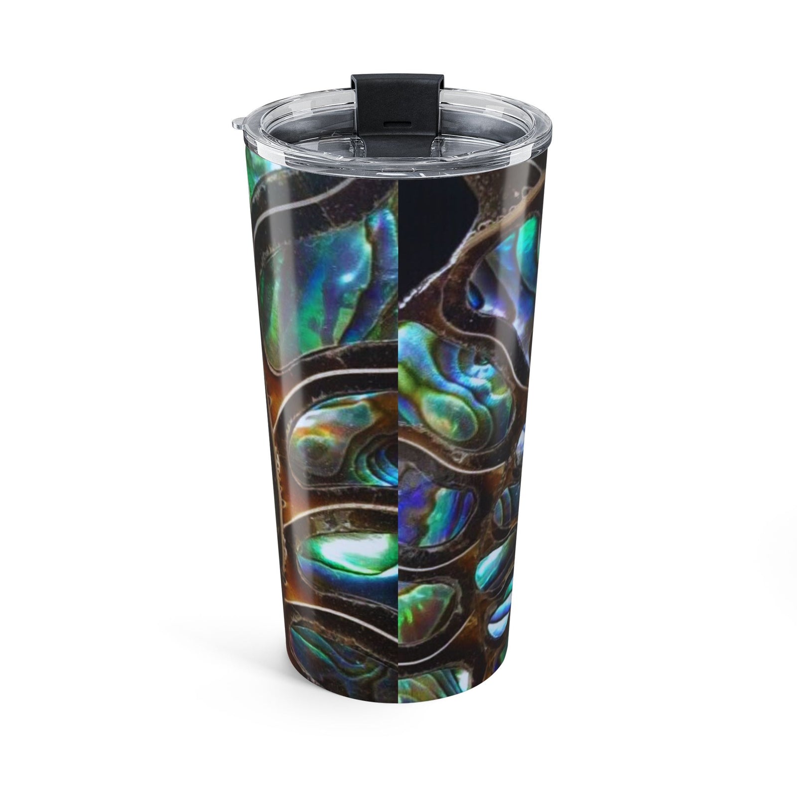 20oz Tumbler – Abalone & Ammonite Tropical Travel Cup