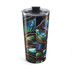 20oz Tumbler – Abalone & Ammonite Tropical Travel Cup