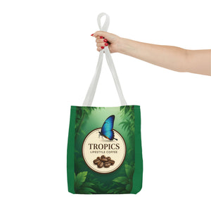 Branded Coffee Butterfly Tote Bag - 3 Sizes