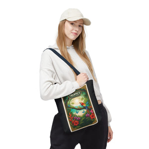 Tote Bag — Parrot Friends at Seashore, TLC Logo