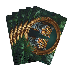 Poker Playing Cards - Framed Jaguars