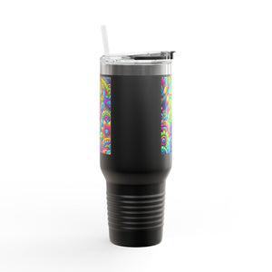 Insulated Travel Mug, 40oz / Rainforest Music - Perfect for Outdoor Adventures