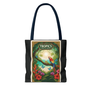 Tote Bag — Parrot Friends at Seashore, TLC Logo