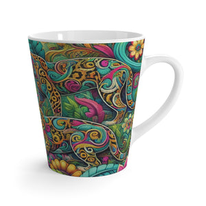 Latte White Mug - Jaguars Pop