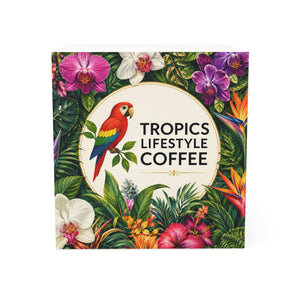 Tropical Note Cube — Tropics Lifestyle Coffee Sticky Notepad