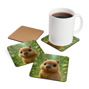 Coaster Set /4- Baby Capybara