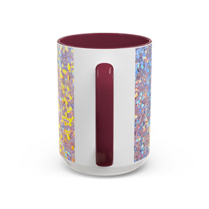 Colorful Mugs (11oz, 15oz), Disco Conch Macro