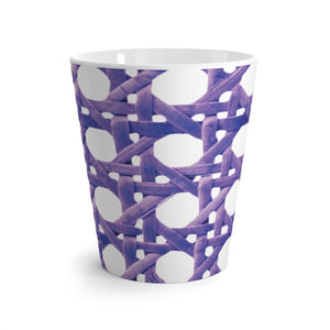 Latte White Mug - Amethyst Beach Chair Wicker