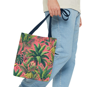More Tropical Fruit/Coral Tote Bag - 3 Sizes