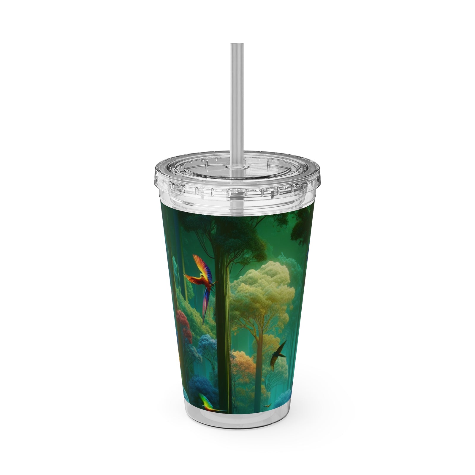 Tropical Tumbler with Straw | 16 oz: Flight School