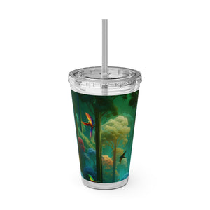 Tropical Tumbler with Straw | 16 oz: Flight School