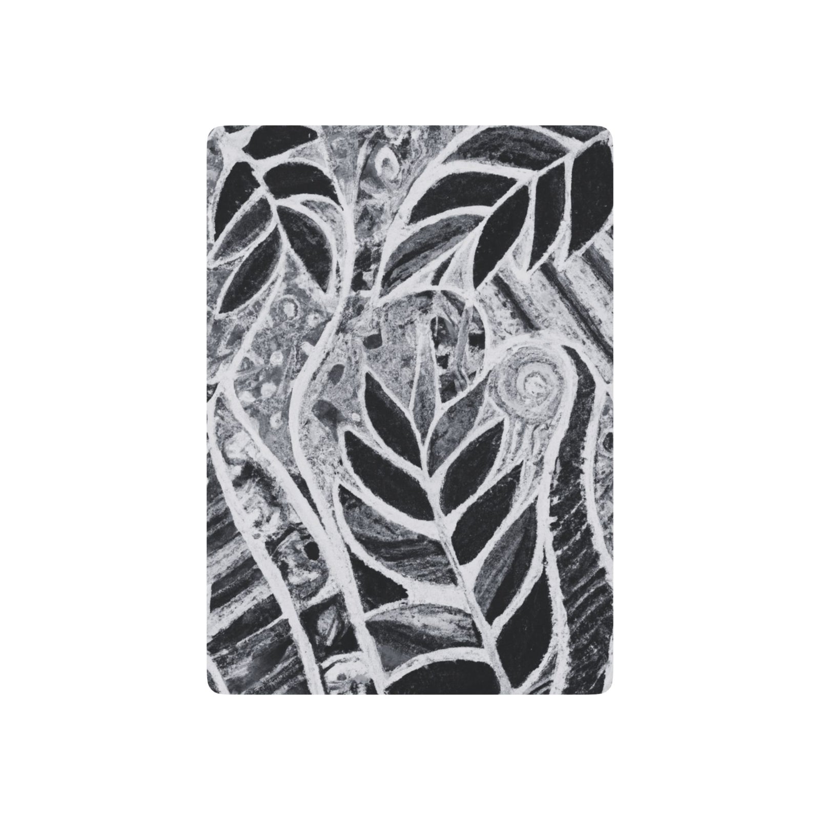 Poker Playing Cards - Amazon Whimsy, Noir