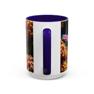 Black Coffee Mug ~ Seahorses in Love