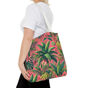 More Tropical Fruit/Coral Tote Bag - 3 Sizes