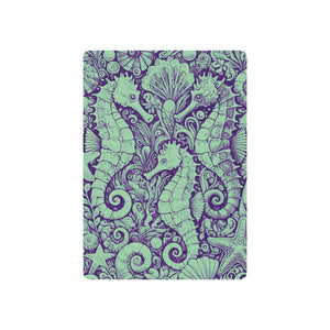 Poker Playing Cards - Seahorse Trio, Minty