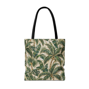 Tropical Palms MosaicTote Bag – Vintage Beach Market Bag