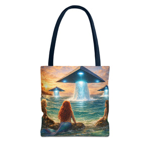 UFOs & Mermaids Tote Bag - 3 Sizes