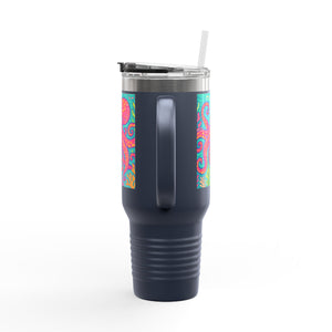 Insulated Travel Mug, 40oz / Kraken Joe, Red - Perfect for Outdoor Adventures