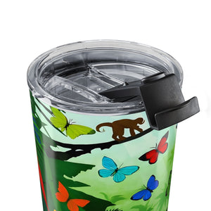 20oz Tumbler ~ Jungle Butterfly Party Insulated Travel Mug
