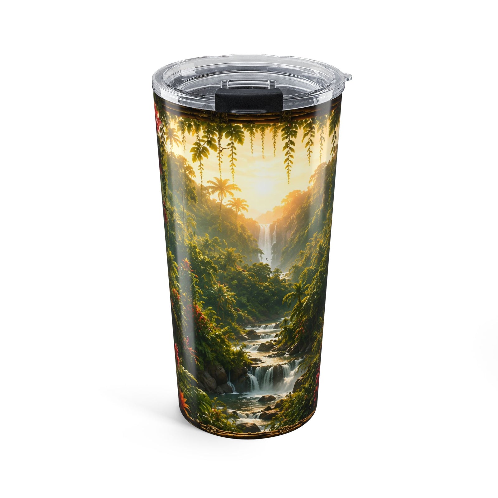 20oz Tropical Tumbler — Paradise Falls Rainforest Travel Mug
