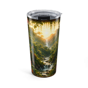 20oz Tropical Tumbler — Paradise Falls Rainforest Travel Mug