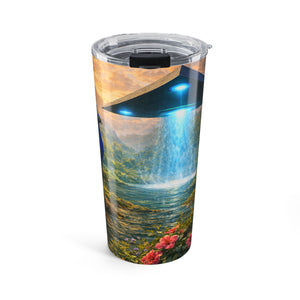 20oz Peacock Waterfall Tumbler
