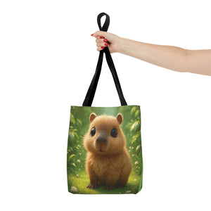 Baby Capybara Tote Bag - 3 Sizes