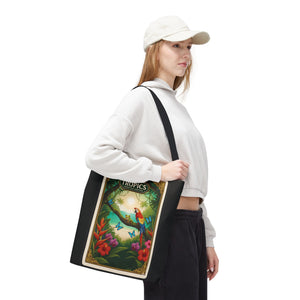 Tote Bag — Parrot Friends at Seashore, TLC Logo