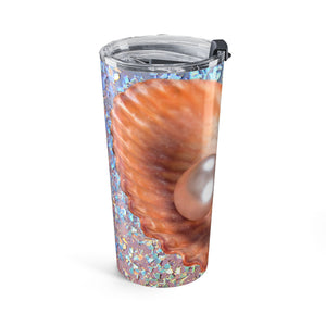 20oz Tumbler — Disco Peach Pearl Travel Cup