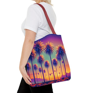 Sunset Palms Tote Bag - 3 Sizes