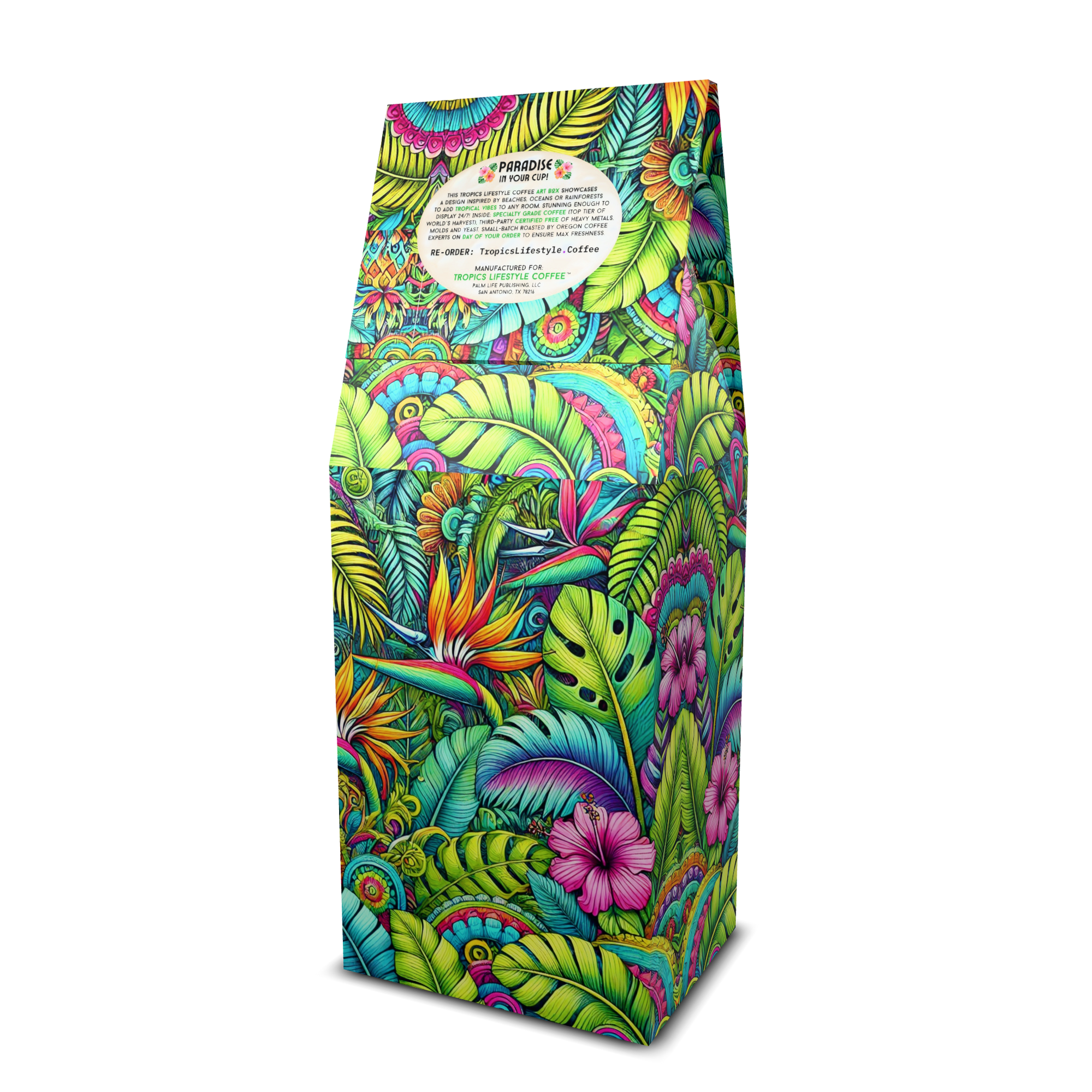 Art Box Coffee 12 oz ~ SINGLE ORIGIN - Tropics Lifestyle Coffee