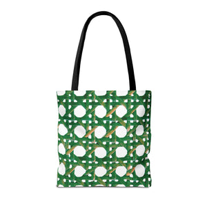 Beach Chair Wicker/Green Tote Bag - 3 Sizes