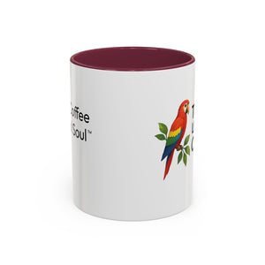 Tropics Lifestyle Coffee Mug — Colorful Macaw Parrot 11oz