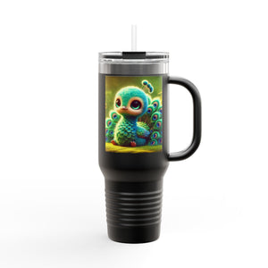 Insulated Travel Mug, 40oz / Baby Peacock - Perfect for Outdoor Adventures